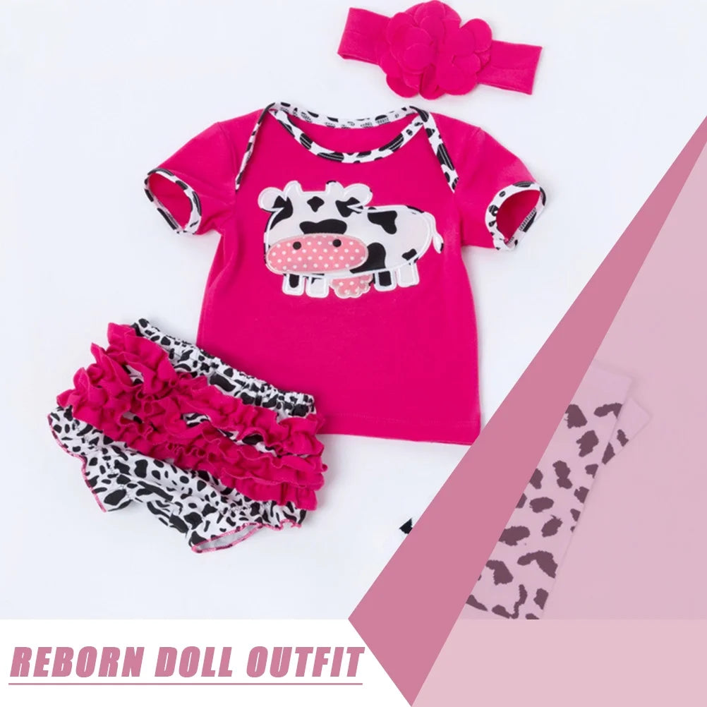 Adorable Outfits for Your Reborn Baby Girls! Perfect Matching Doll Clothes Set!
