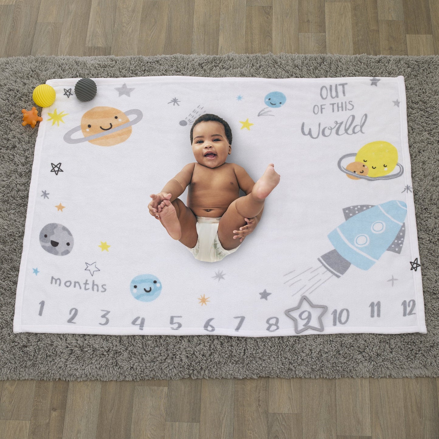 Milestone Outer Space Blanket Unisex