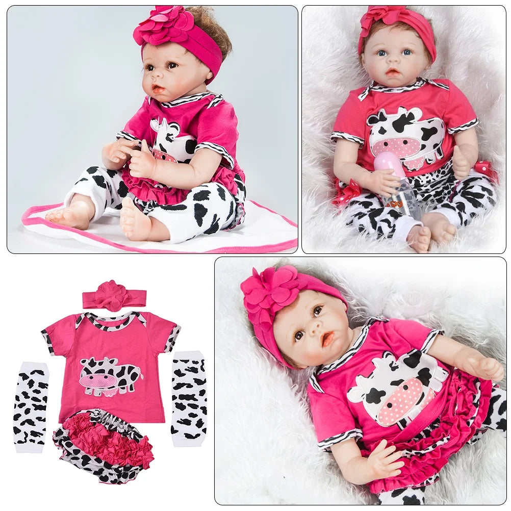 Adorable Outfits for Your Reborn Baby Girls! Perfect Matching Doll Clothes Set!