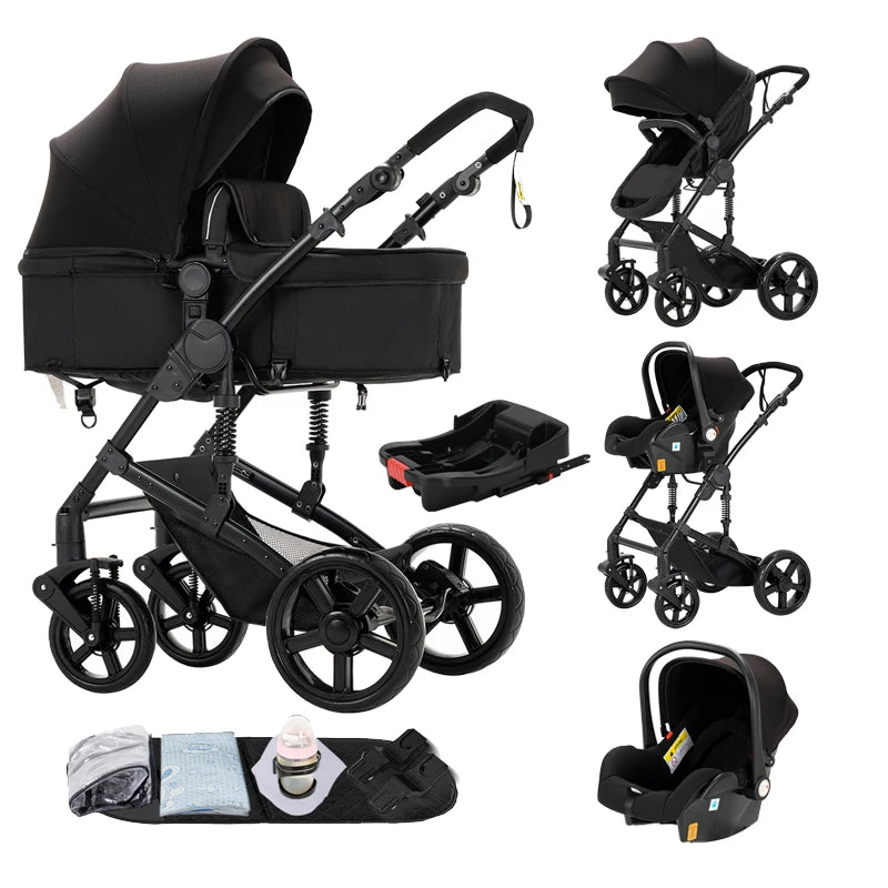 Stylish & Versatile 4-in-1 Compact Baby Stroller with ISOFIX - Perfect for On-the-Go Parents! πΌβ¨ #BabyEssentials #TravelInStyle