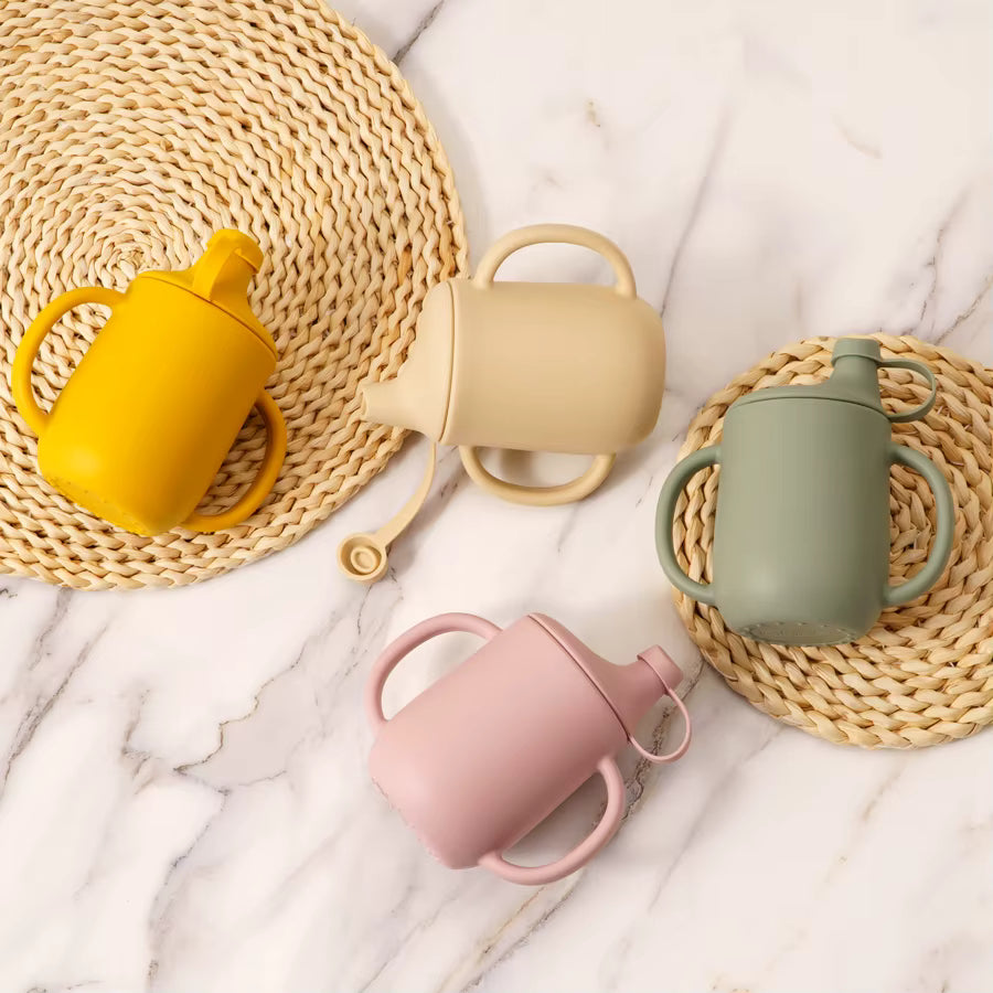 Sip in Style! π Check out our New Silicone Cups for Kids with Lids β Perfect for Little Learners! πΌπ§ Free Shipping Available! #BabyEssentials #MomLife