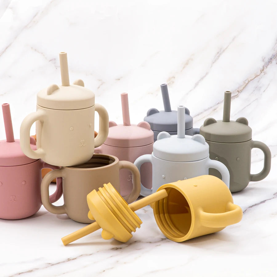 Cute Cartoon Sippy Cups for Your Little Ones - BPA Free & Safe for Toddlers! 🍼✨ #BabyEssentials #Parenting