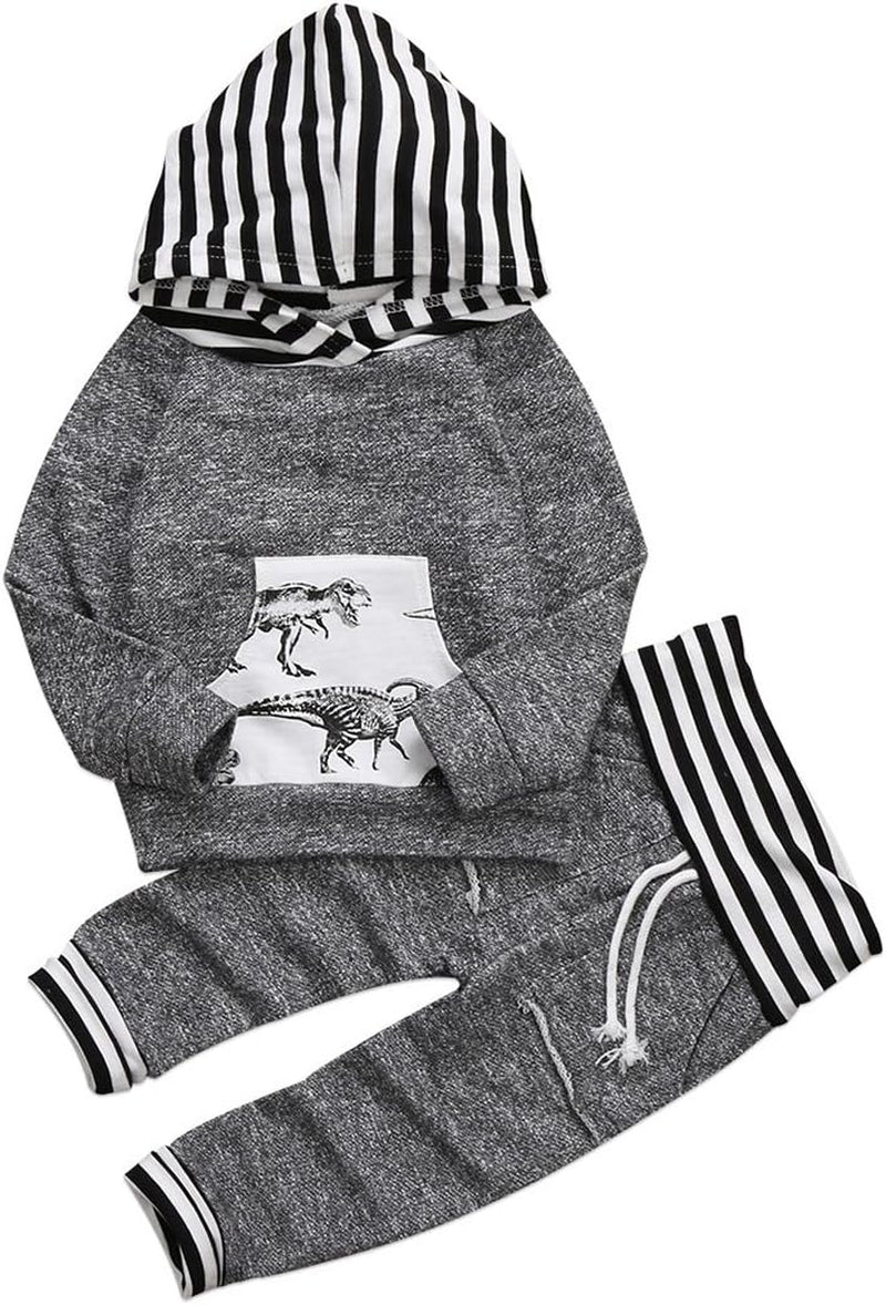Toddler & Infant Baby Boy Clothes – Hoodie & Pants Fall Winter Outfit Set | Gender Neutral Long Sleeve Sweatsuit
