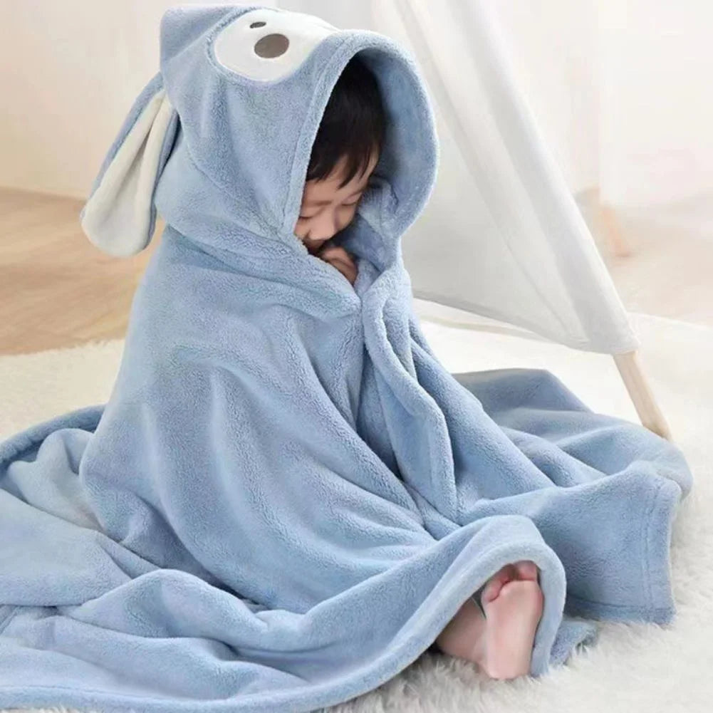Baby Bath Towel Ultra Soft Hooded Towel Highly Absorbent Bathrobe Blanket Toddlers Shower Gifts for Boys Girls 27.5" X 55"