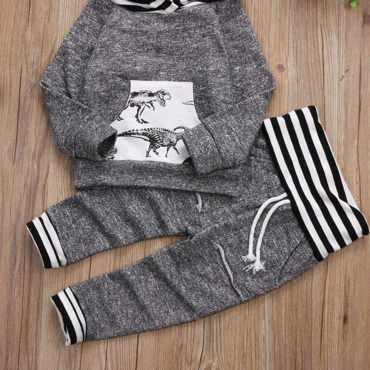 Toddler & Infant Baby Boy Clothes – Hoodie & Pants Fall Winter Outfit Set | Gender Neutral Long Sleeve Sweatsuit