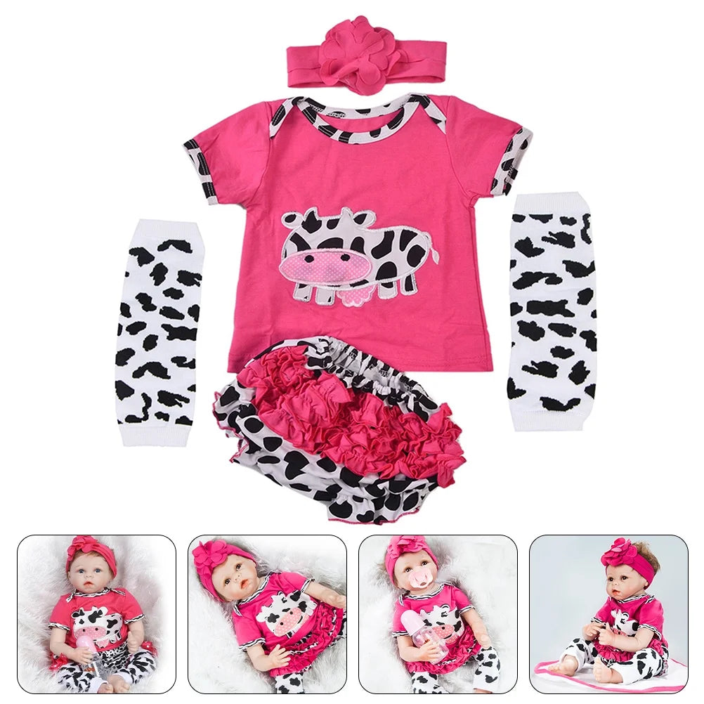 Adorable Outfits for Your Reborn Baby Girls! Perfect Matching Doll Clothes Set!