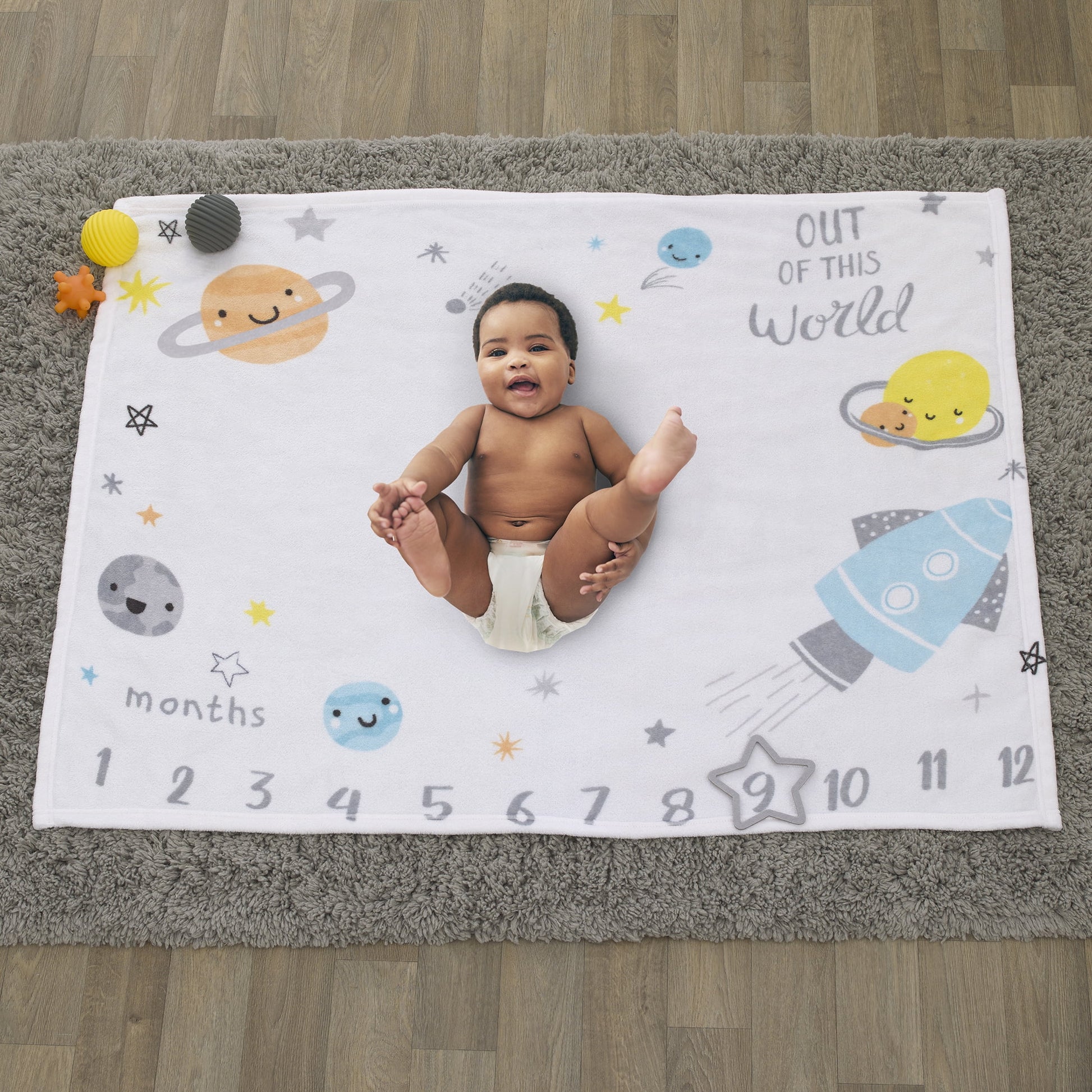 Milestone Outer Space Blanket Unisex