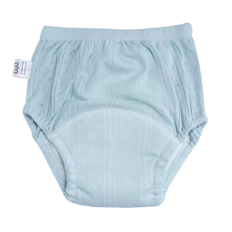 Newborn Training Pants Baby Shorts Solid Color Washable Underwear Boy Girl Cloth Diaper Reusable Nappies Infant Panties