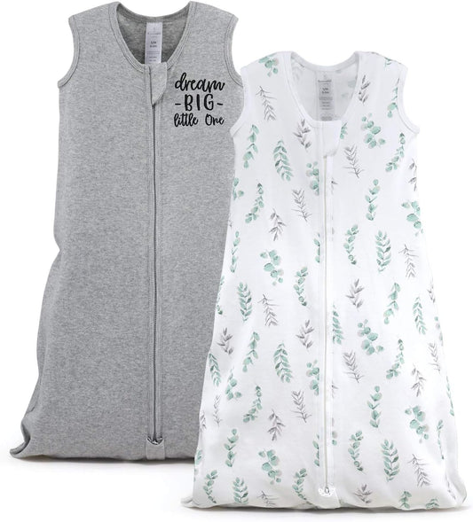 Wearable Blanket Sleep Sack for Baby Girls, Farmhouse Floral, Sizes up to 12 Months (Small/Medium)