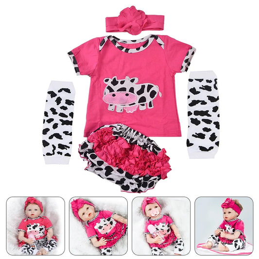 Adorable Outfits for Your Reborn Baby Girls! Perfect Matching Doll Clothes Set!